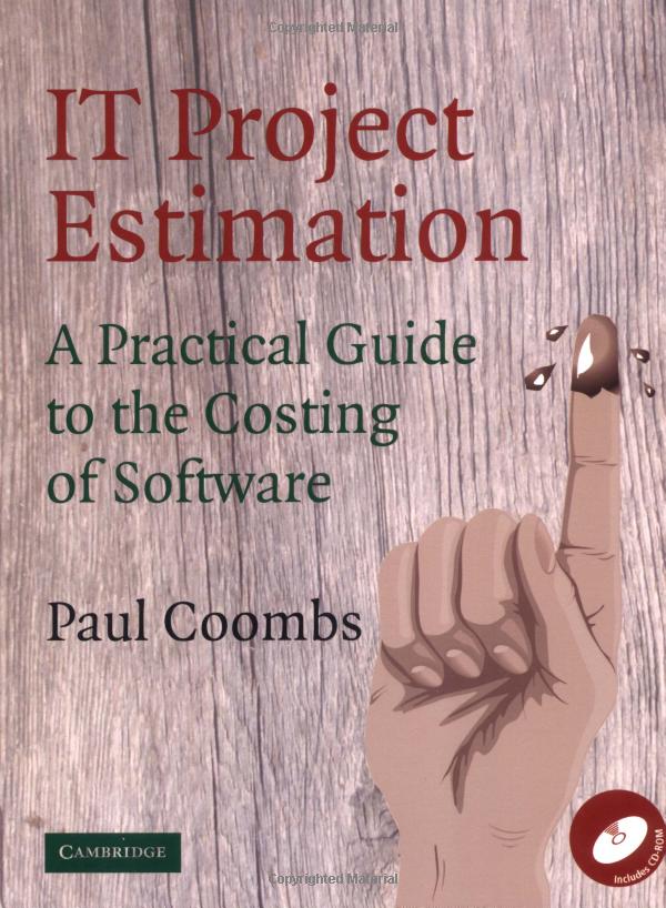 IT Project Estimation -  A Practical Guide, Paul Coombs Cambridge University Press, ISBN 0-52153285-X

قوانینی برای برآورد حجم پروژه‌های نرم‌افزاری